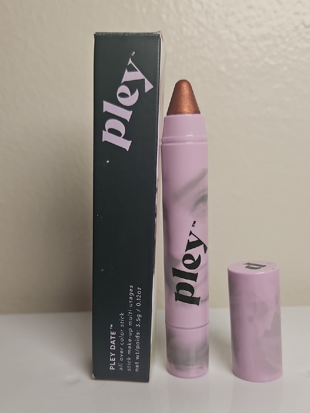 Pley Date All Over Color Stick Make-up Milti-usages 0.12oz